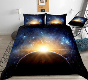 Earth Galaxy Bedding Set - Beddingify