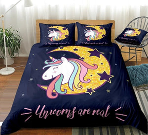 Unicorn Are Real Bedding Set - Beddingify