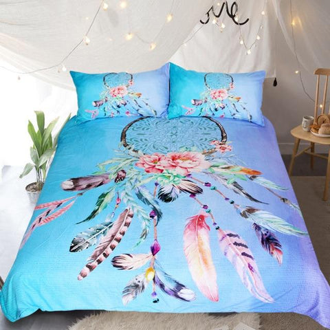 Image of Six Colors Dreamcatcher Bedding Set - Beddingify