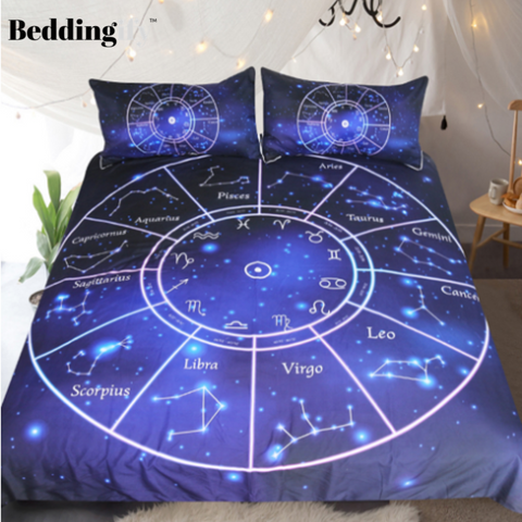 Image of Twelve Constellations Bedding Set - Beddingify