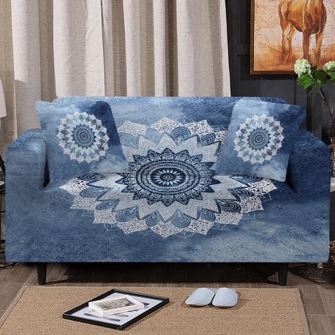 Image of Bali Blue Surf Sofa Cover - Beddingify