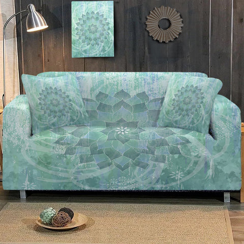 Image of The Ocean Hues Sofa Cover - Beddingify