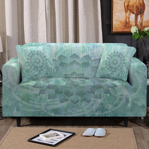 Image of The Ocean Hues Sofa Cover - Beddingify