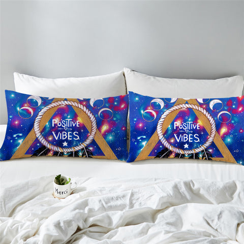 Image of Positive Vibe Cosmic Pillowcase