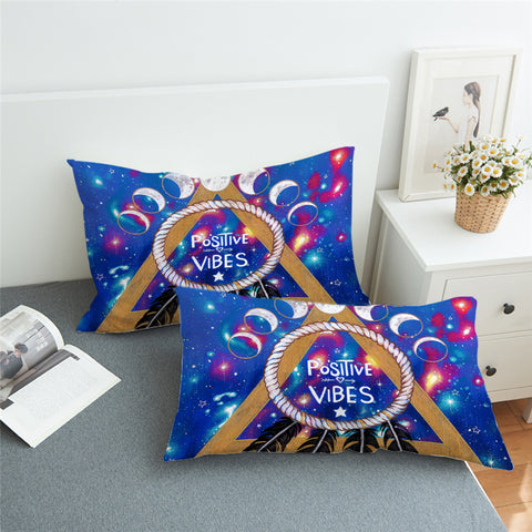 Image of Positive Vibe Cosmic Pillowcase