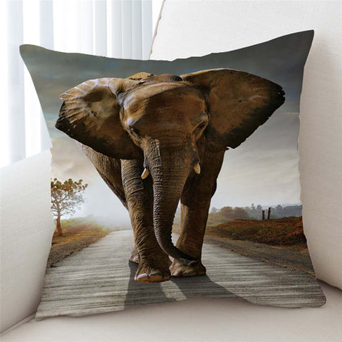 Image of 3D African Elephant Cushion Cover - Beddingify