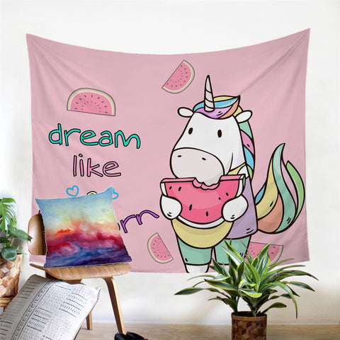 Image of Dream Like A Unicorn Tapestry - Beddingify