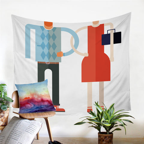 Image of Office Wear Tapestry - Beddingify