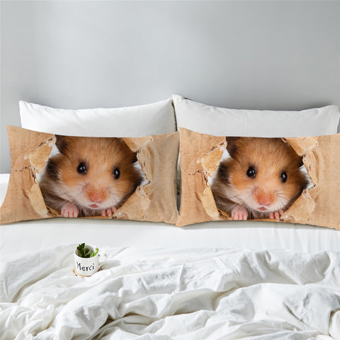 Image of 3D Hamster Pillowcase