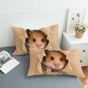 3D Hamster Pillowcase