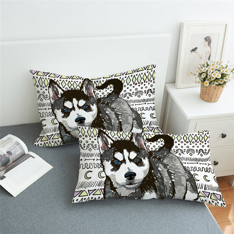 Image of Baby Husky Pillowcase