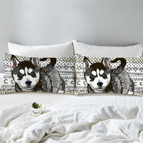 Image of Baby Husky Pillowcase