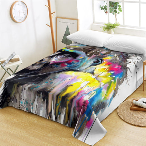 Image of Colorblend Ape Flat Sheet - Beddingify