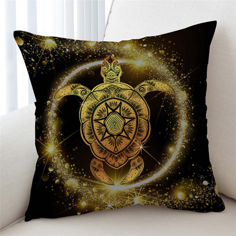 Image of Holy Turtle Sparkle Cushion Cover - Beddingify