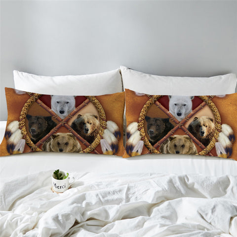 Image of Tribal Ursas Pillowcase