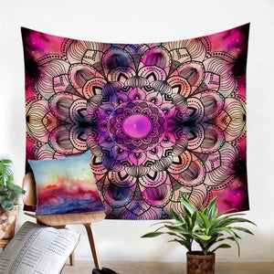 Mandala Purplish Tapestry - Beddingify