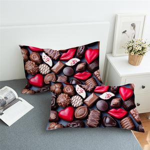 3D Chocolate Pillowcase