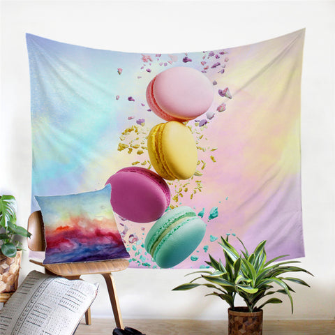 Image of 3D Biscuits Tapestry - Beddingify