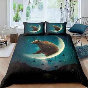 Star Moon Bear Bedding Set