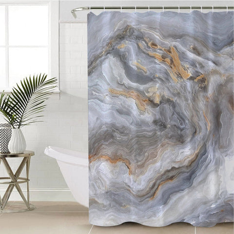 Image of Mixed Color Cloud Shower Curtain