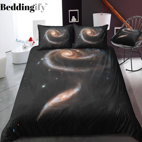 Image of Magical Black Universe Bedding Set - Beddingify