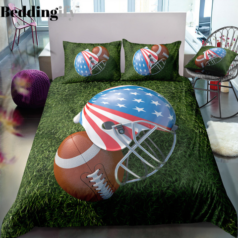 Image of American Football Helmet Bedding Set - Beddingify