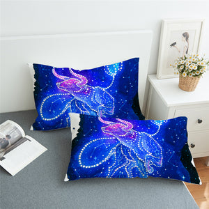 Blue Taurus Pillowcase