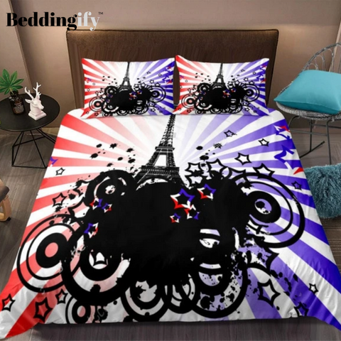 Image of Modern Style Colorful Tower Bedding Set - Beddingify