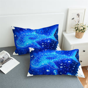 Blue Cetus Pillowcase