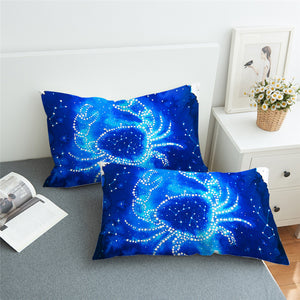 Blue Cancer Pillowcase