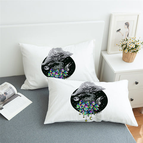 Image of Crystallized Tree Of Life Pillowcase