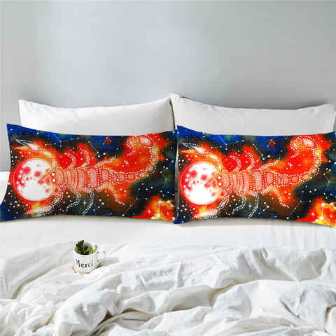 Image of Red Scorpico Pillowcase