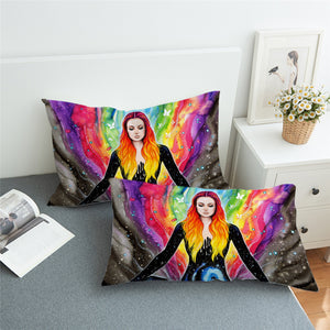 Chakra Lady Nebula Pillowcase