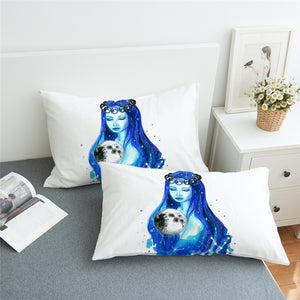 Blue Virgo Pillowcase