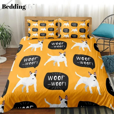 Image of Cute Cartoon Dog Bedding Set - Beddingify