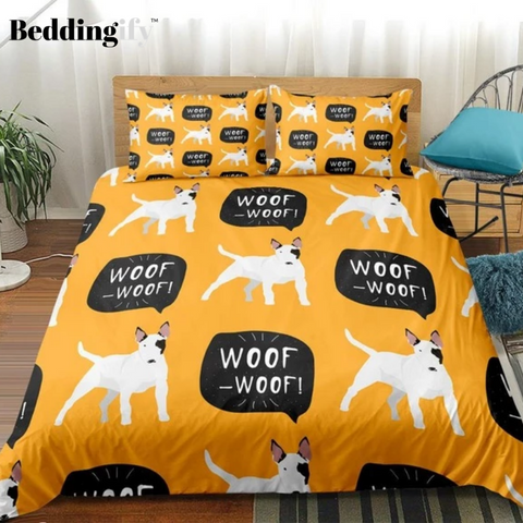 Image of Cute Cartoon Dog Comforter Set - Beddingify