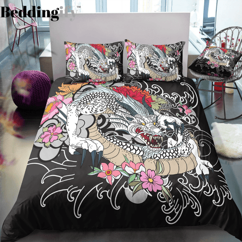 Image of Traditional Dragon Bedding Set - Beddingify