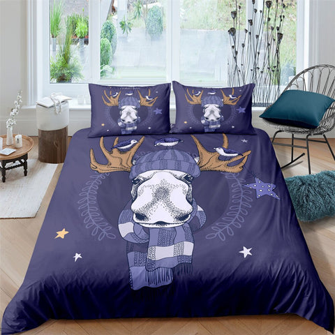 Image of Cozy Deer Bedding Set