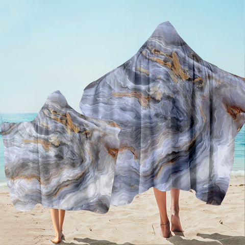 Image of Whitehaven Beach Hooded Towel - Beddingify