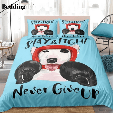 Image of Boxing Dog Bedding Set - Beddingify
