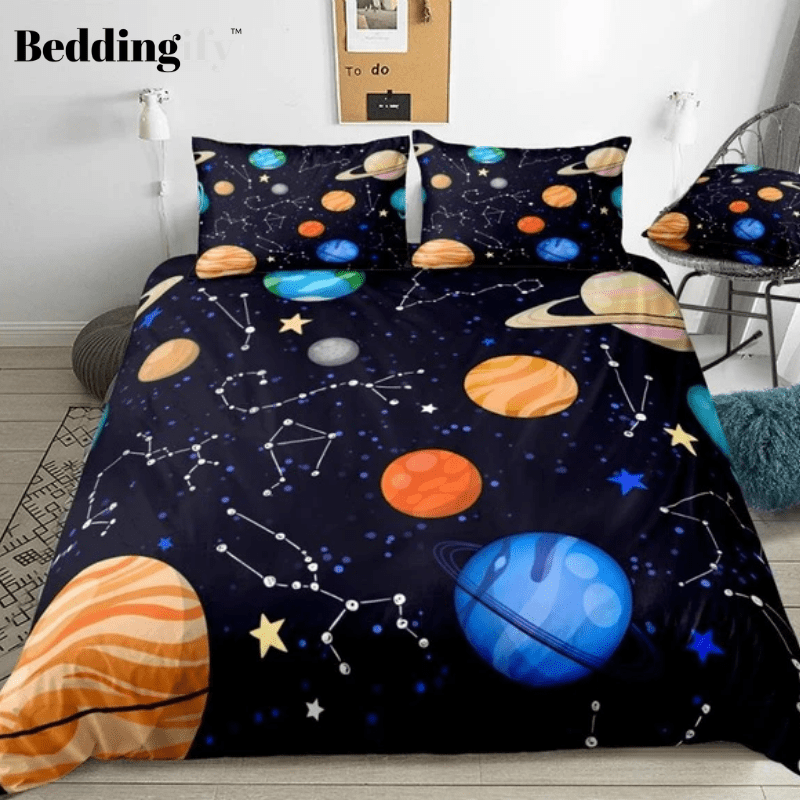 Planets Stars Bedding Set - Beddingify