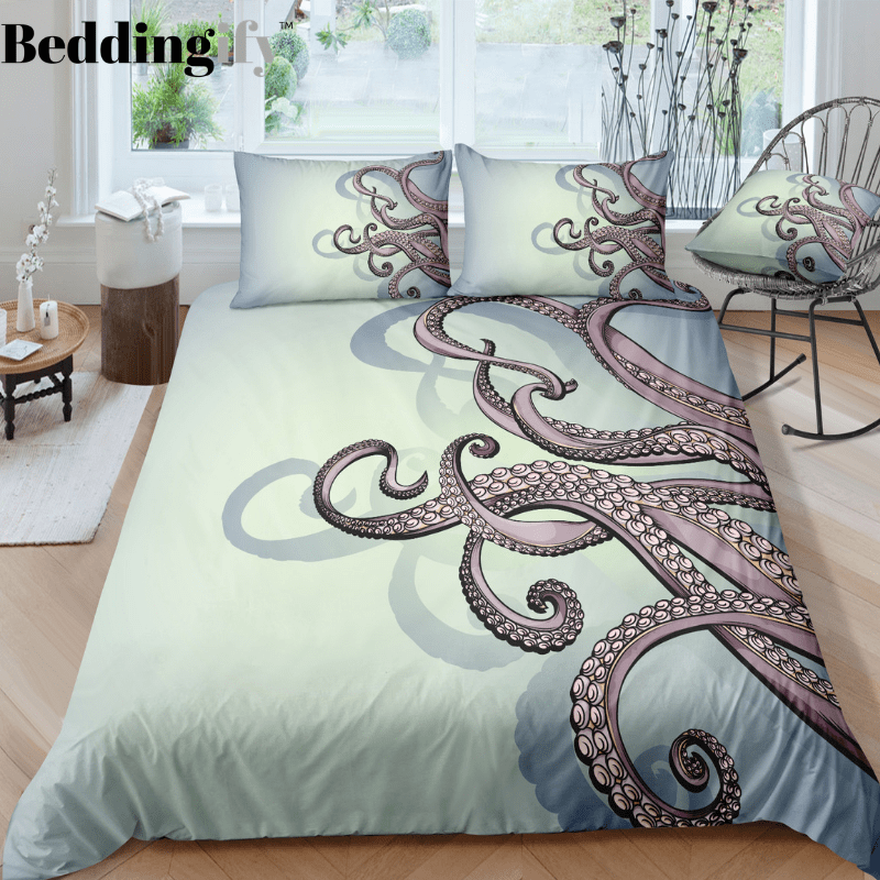 The Shadow Of Octopus Bedding Set - Beddingify