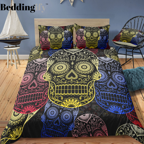 Image of N4 Skull Bedding Set - Beddingify