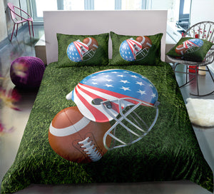 American Football Helmet Bedding Set - Beddingify