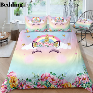 Unicorn Lash Bedding Set - Beddingify