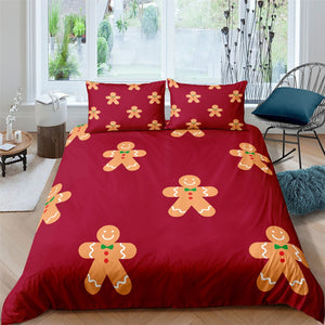 Xmas Human Cookie Bedding Set