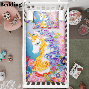 Queen Unicorn Crib Bedding Set - Beddingify