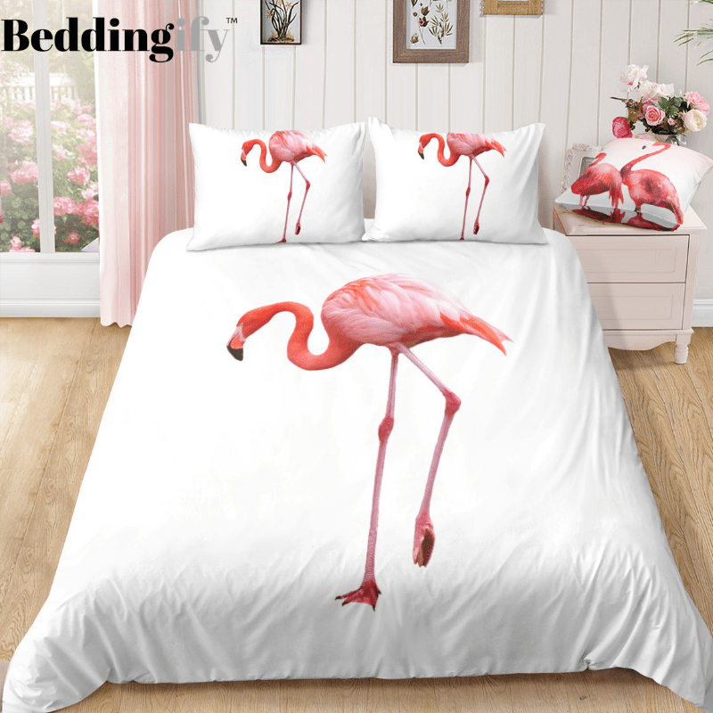 Pink Flamingo Bedding Set - Beddingify