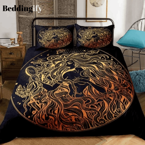 Image of Golden Totem Black Bedding Set - Beddingify