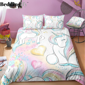 Adorable Unicorn Bedding Set - Beddingify